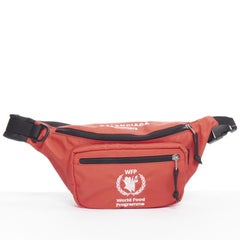 new BALENCIAGA Explorer Double Pack Sharp WFP red white crossbody waist bag