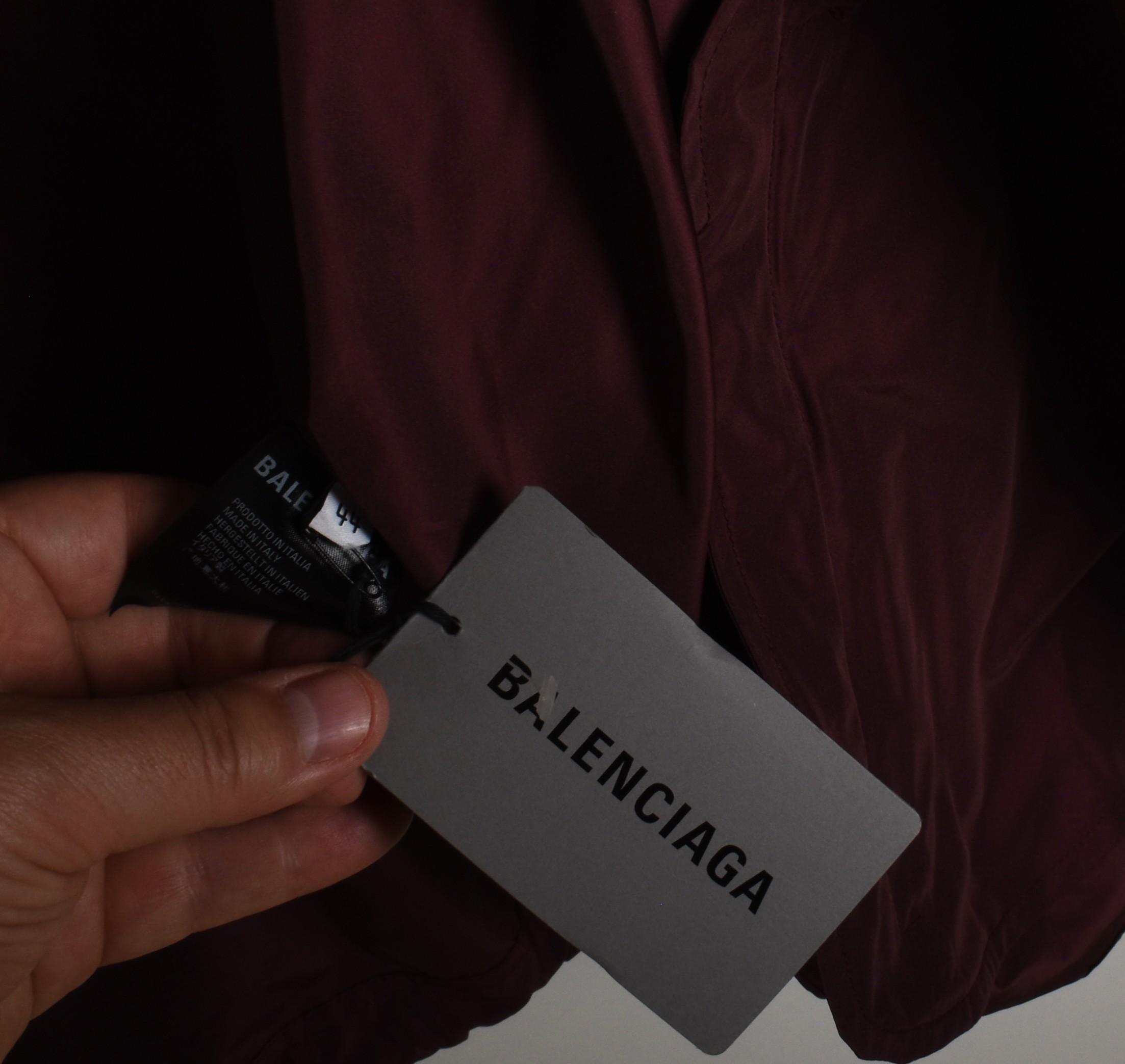 New Balenciaga Men Jacket Light Wind Jacket Hidden Hoodie (comes with hanger) Si For Sale 6