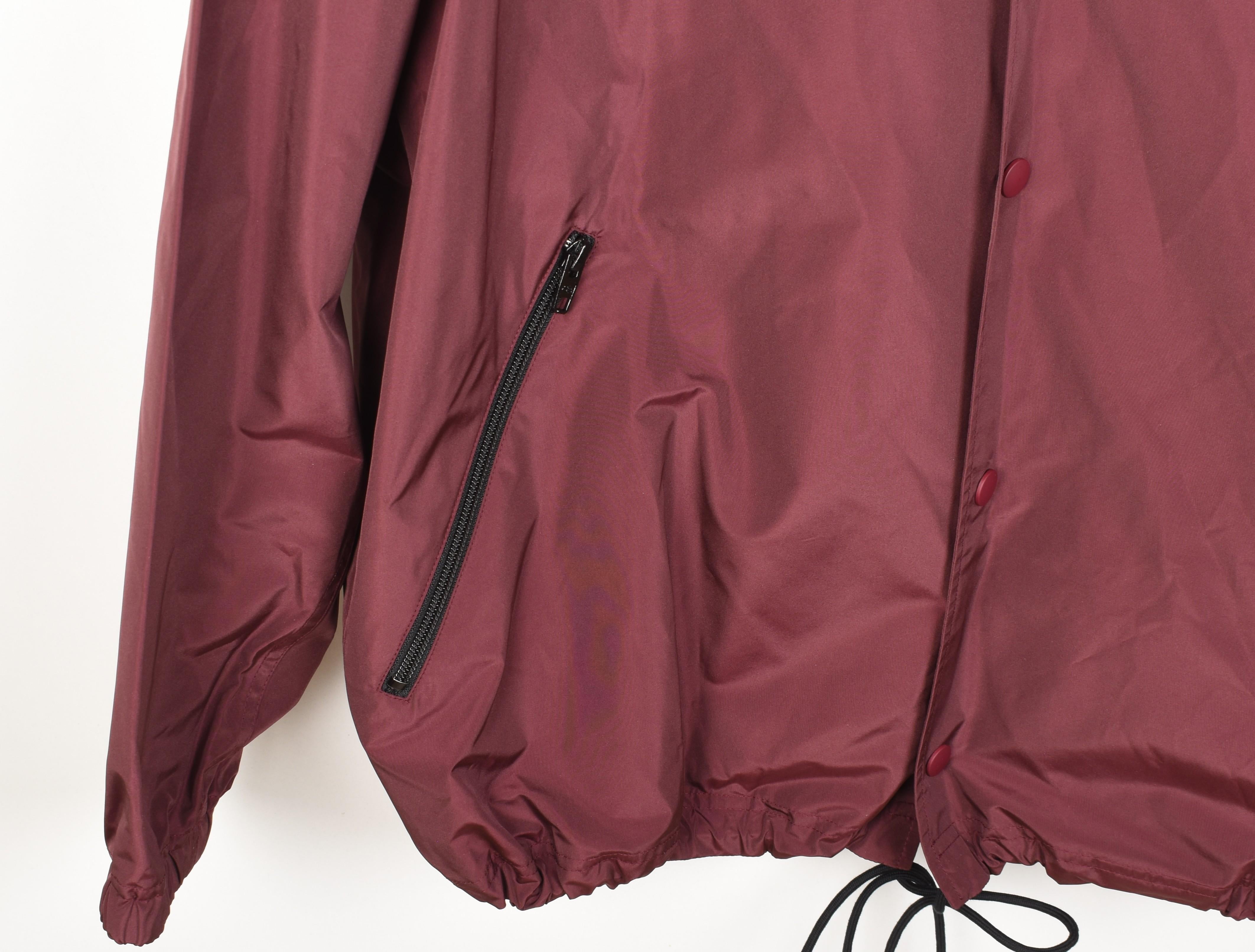 Black New Balenciaga Men Jacket Light Wind Jacket Hidden Hoodie (comes with hanger) Si For Sale