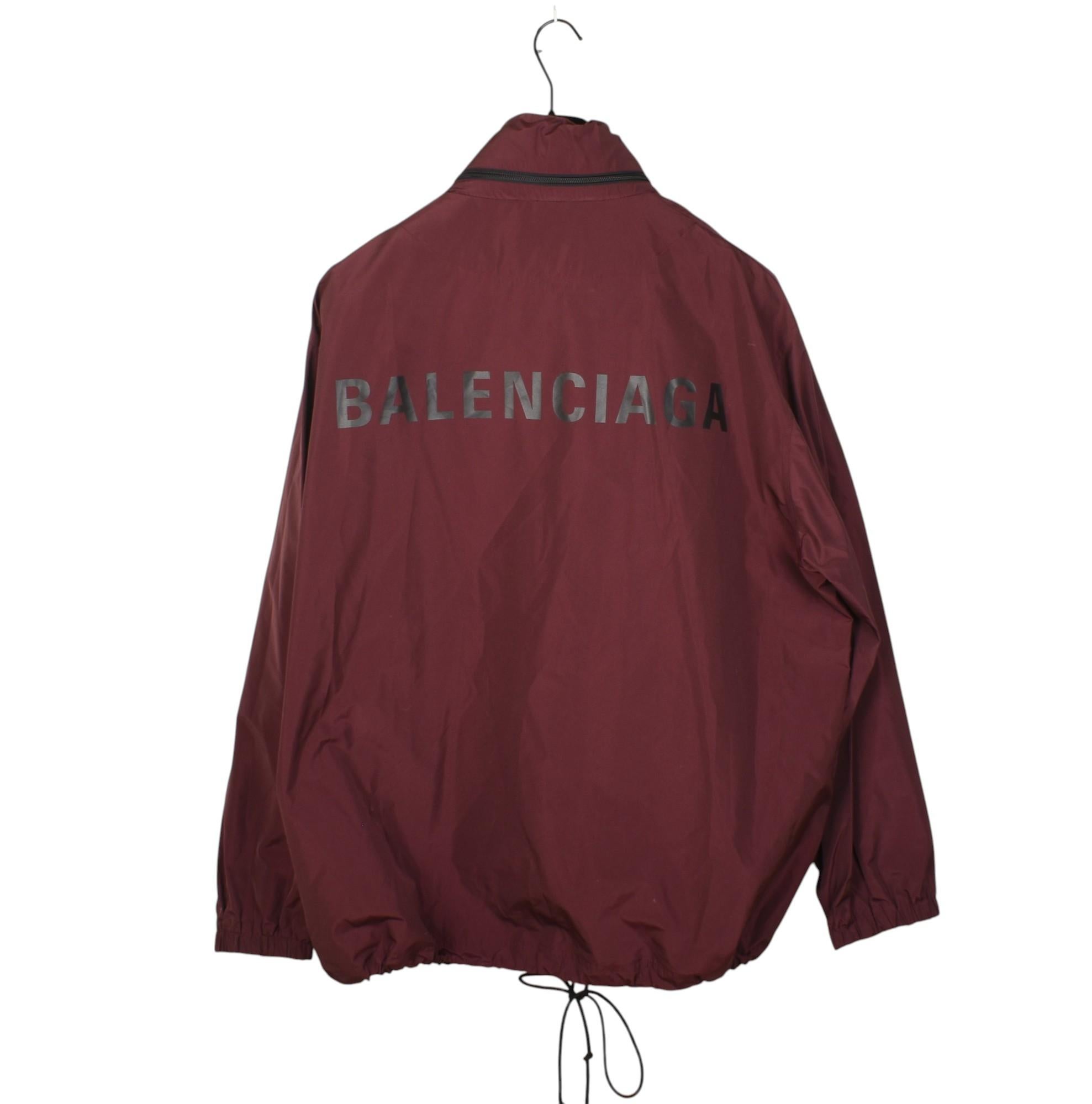 Men's New Balenciaga Men Jacket Light Wind Jacket Hidden Hoodie (comes with hanger) Si For Sale