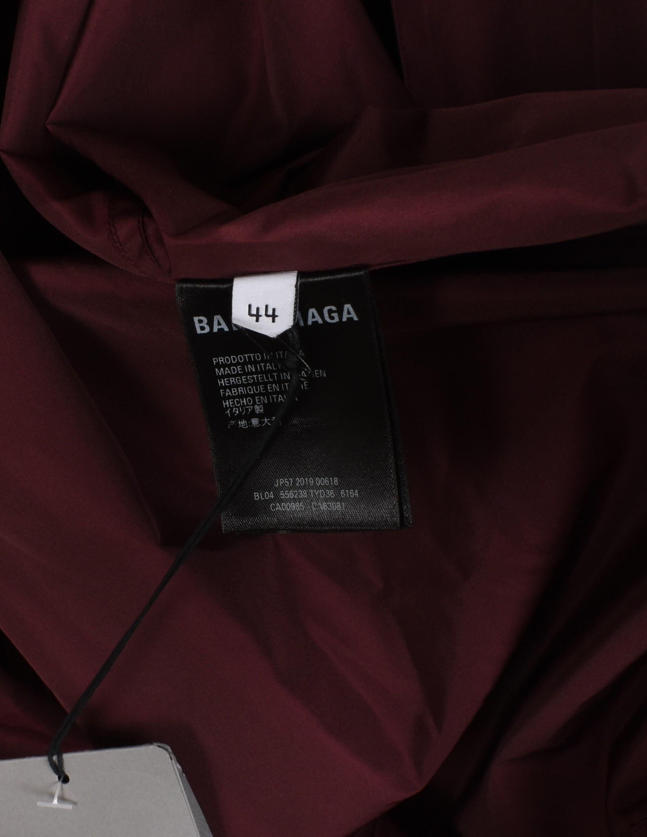 New Balenciaga Men Jacket Light Wind Jacket Hidden Hoodie (comes with hanger) Si For Sale 3