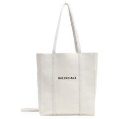 NEU Balenciaga Weiß Everyday XS Tote Umhängetasche