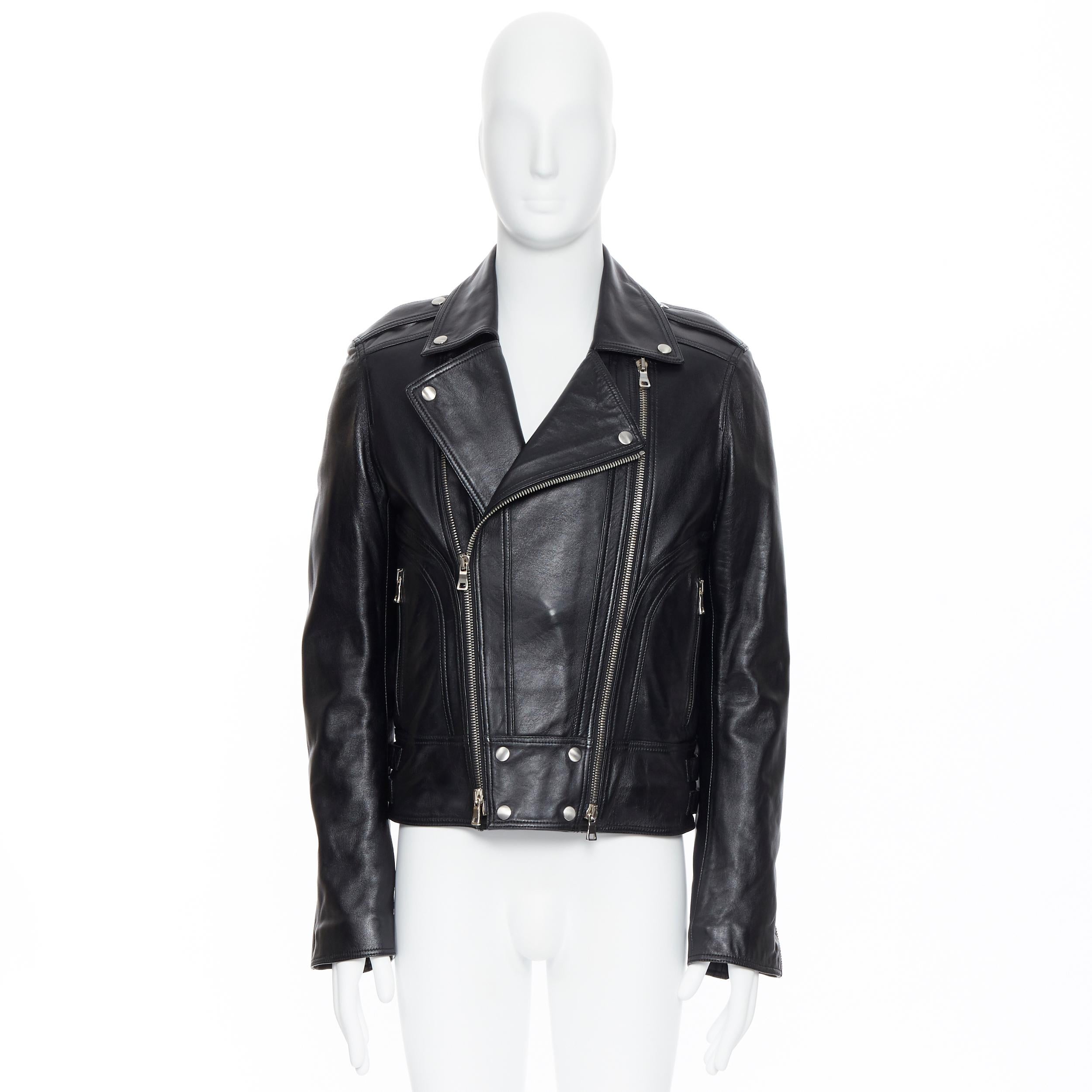 balmain leather jackets