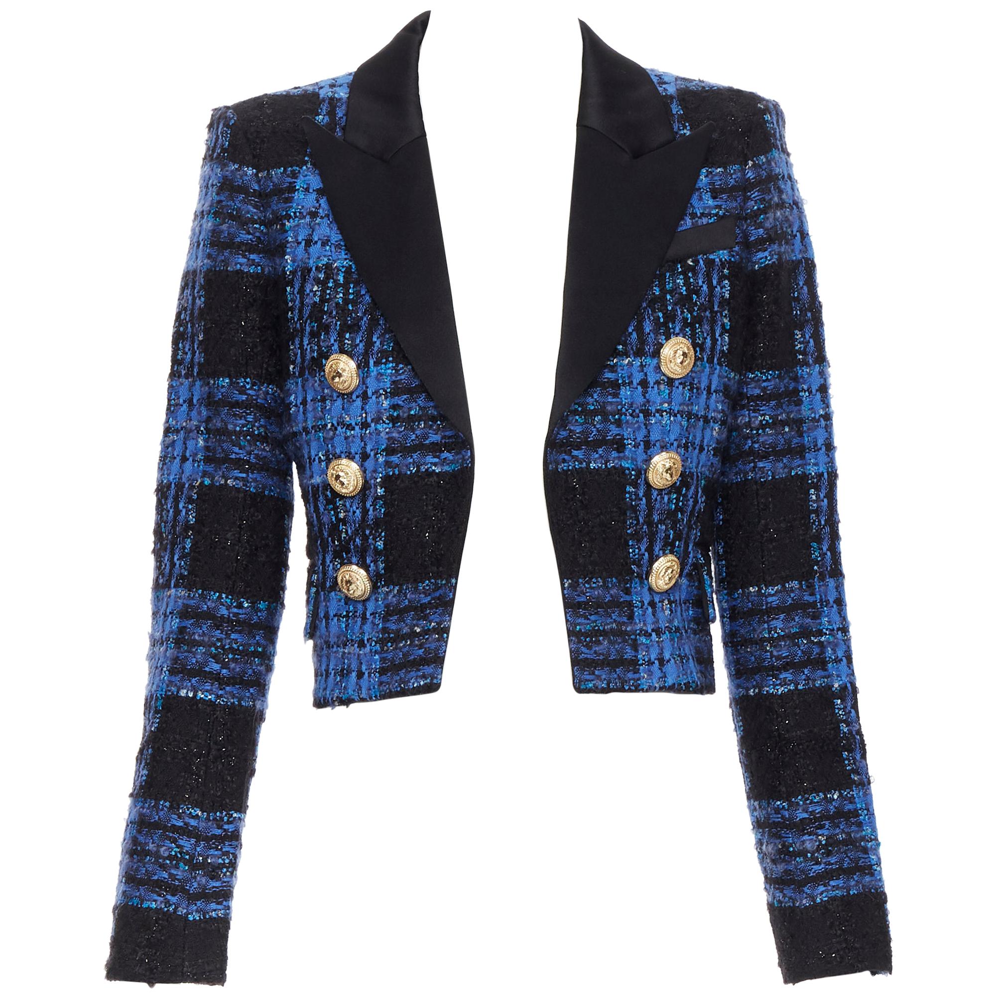 Balmain Tuxedo Style Military Jacket With Embellishment at 1stDibs