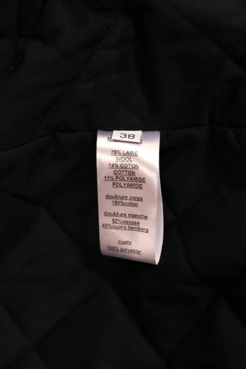 new BALMAIN khaki melton wool military coat 3