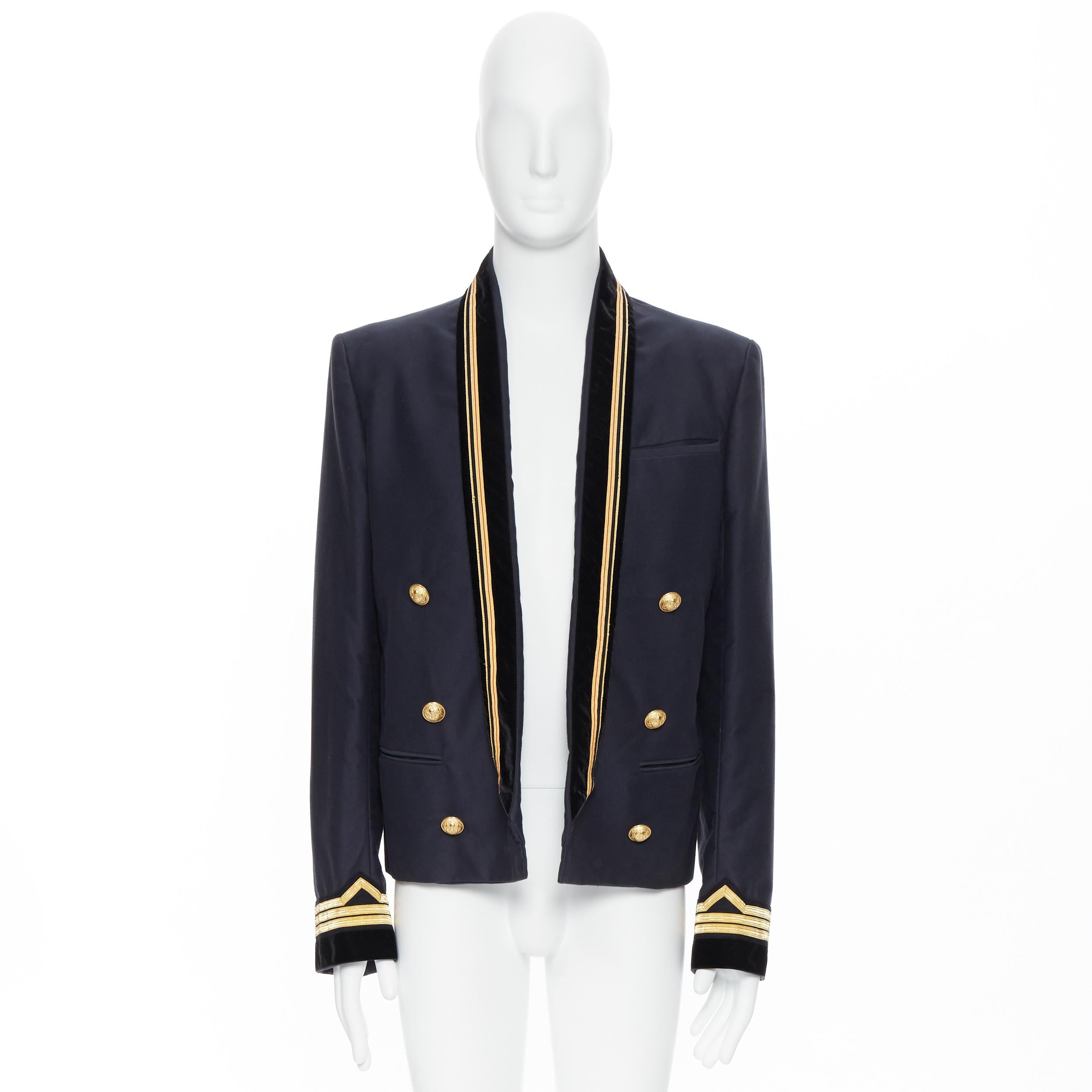 military style blazer mens