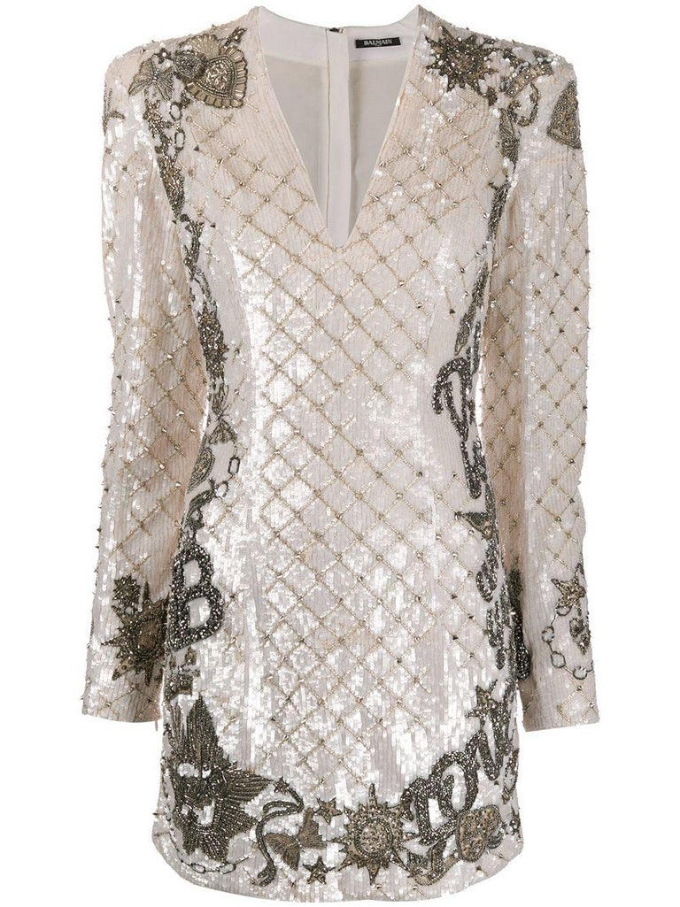 2008 Crystal and Strass Chanel Mini Beaded Dress