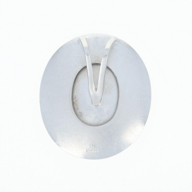 This piece retails at $220.
Metal Content: Sterling Silver - Brushed Finish
Measurements: 1 1/8