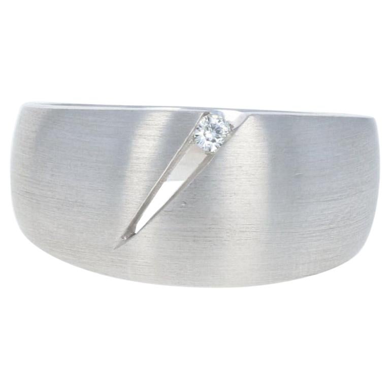 For Sale:  New Bastian Inverun Sterling Silver Diamond Ring Ladies Modern Gift