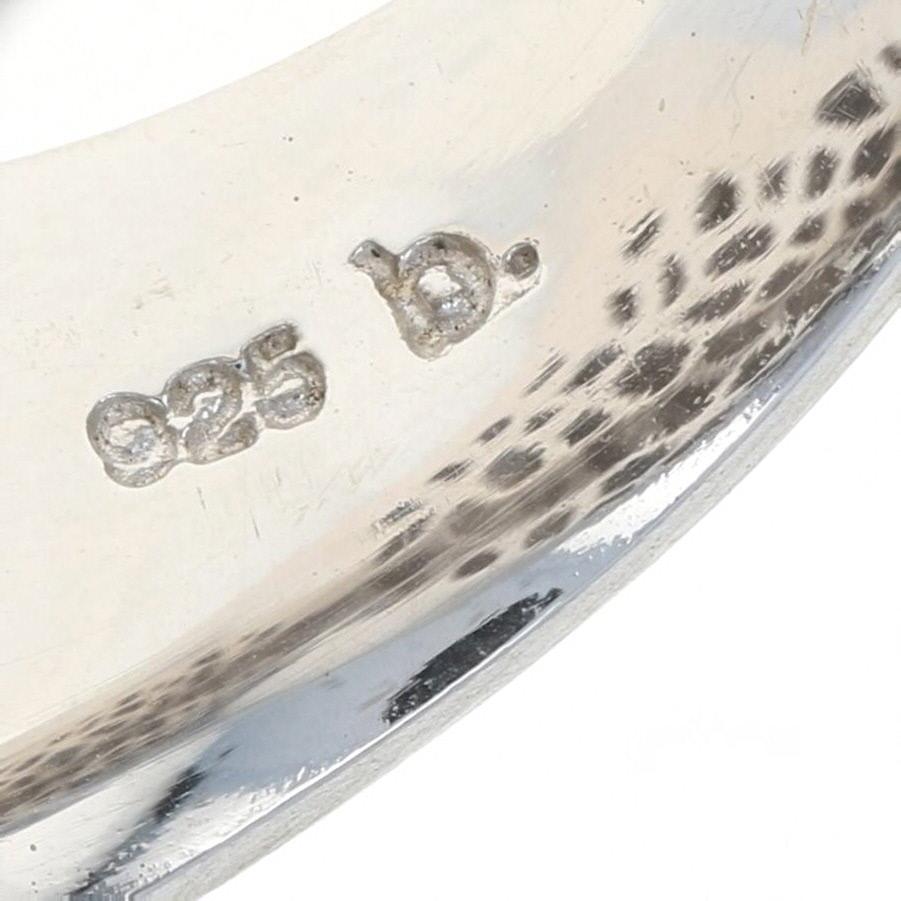 Bastian Inverun Weißer Topas Halo Facettierter Statement-Ring aus Sterlingsilber 7,5, Bastian Inverun im Angebot 2