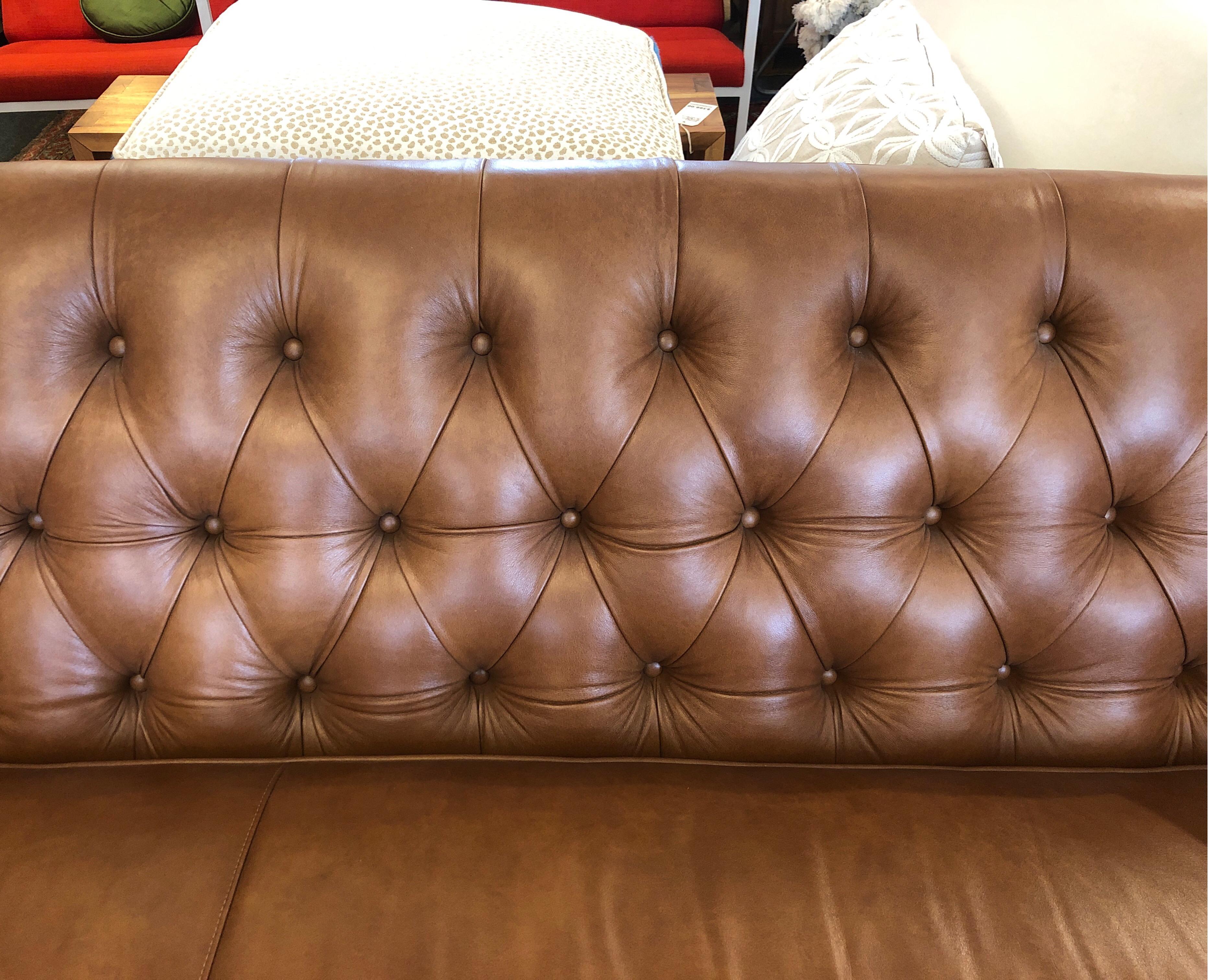New Becki Leather Sofa from Leathercraft For Sale 3