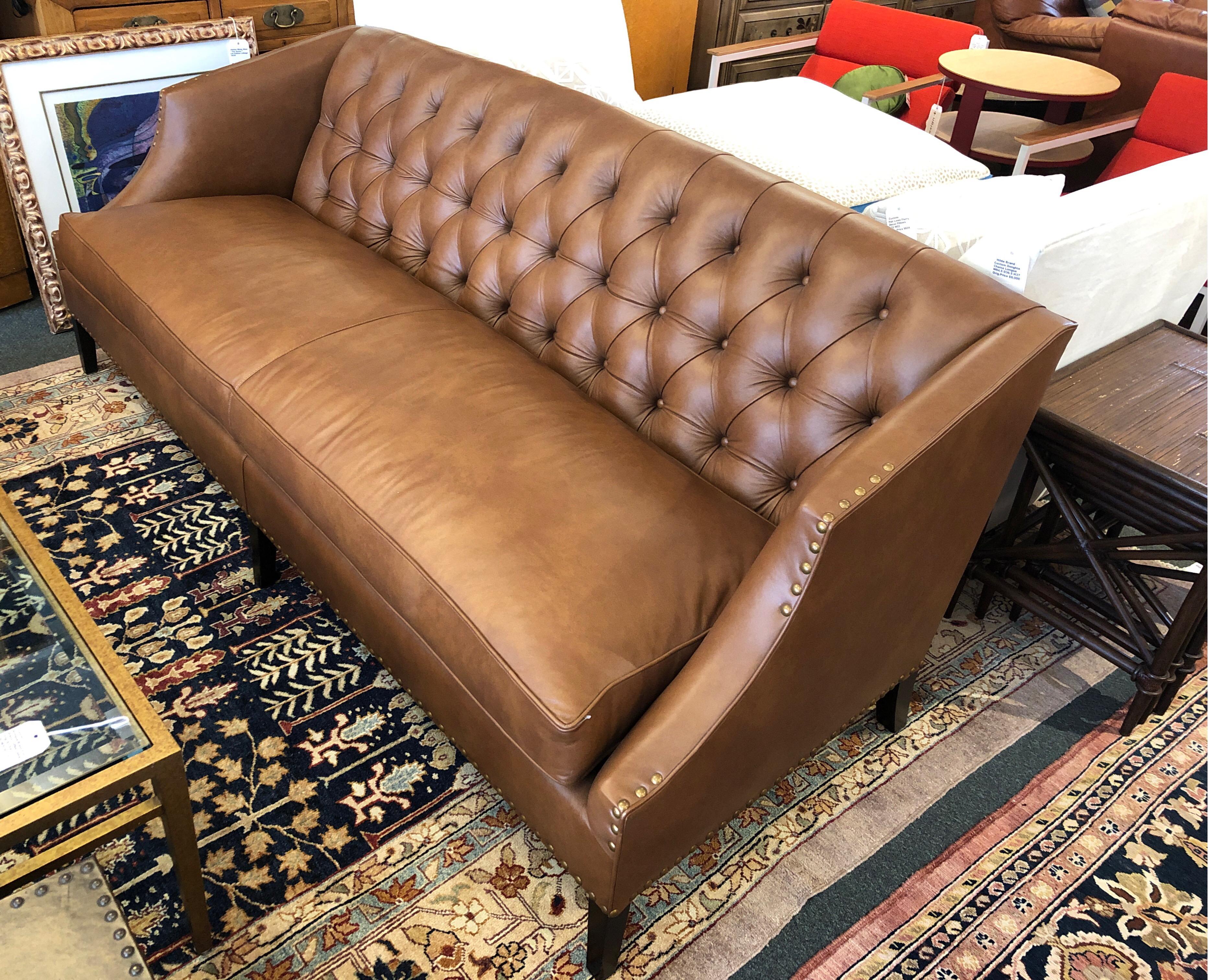 New Becki Leather Sofa from Leathercraft For Sale 4