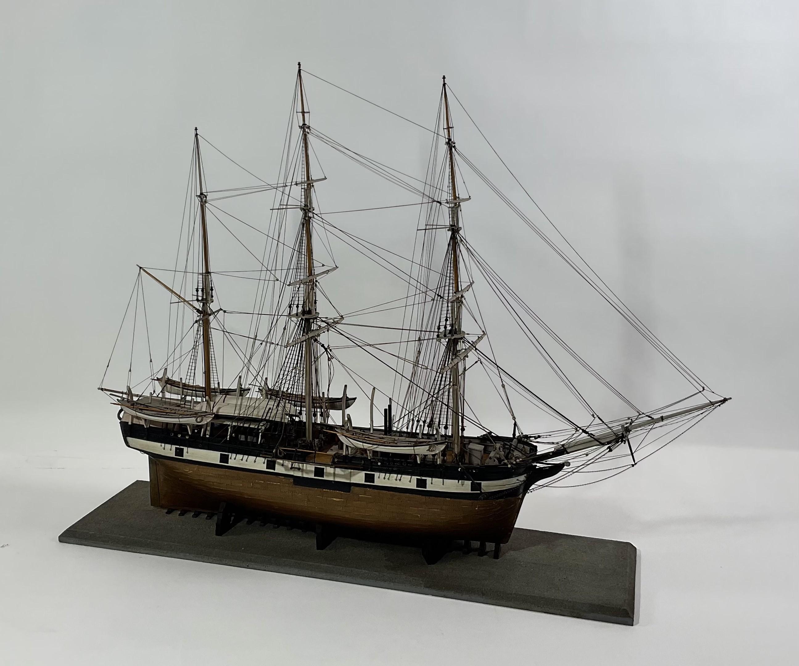 New Bedford Whale Ship Model Of 