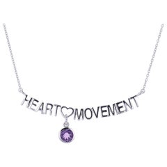 New Beginnings Self Care Kit with 1.50 Carat Amethyst White Rhodium Necklace