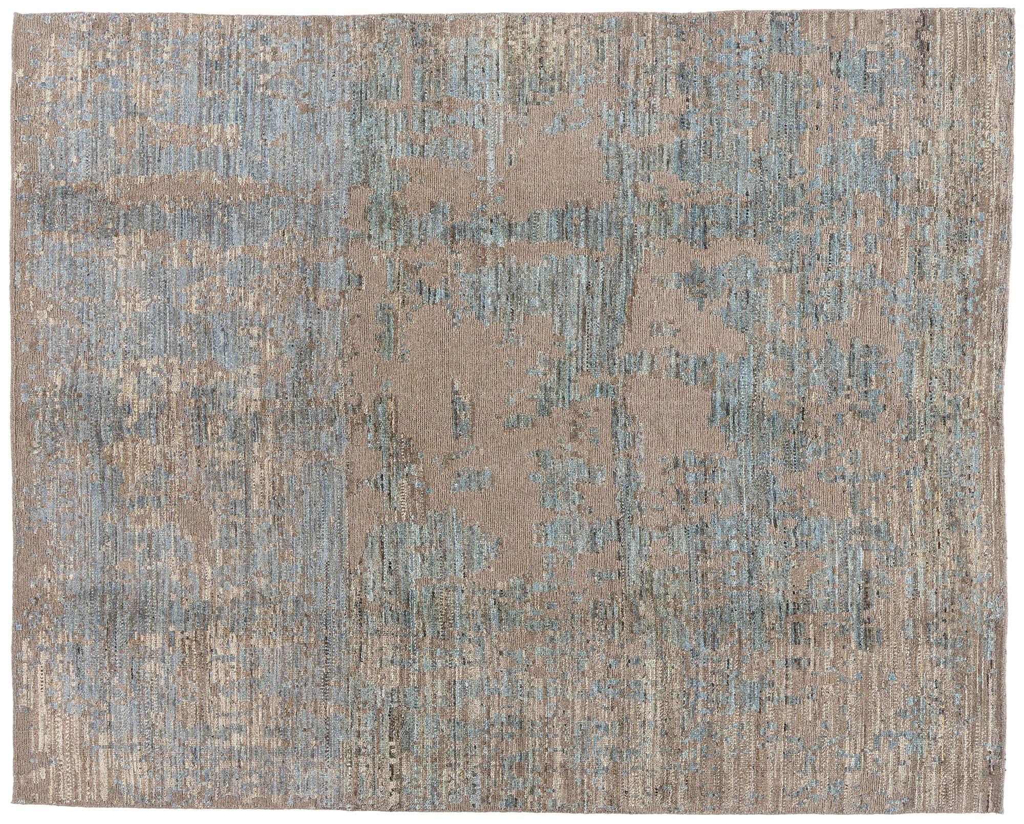 New Biophilic Contemporary Abstract Soumak Textured Carpet im Angebot 2