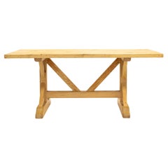 New Blonde Tressle Dining Table