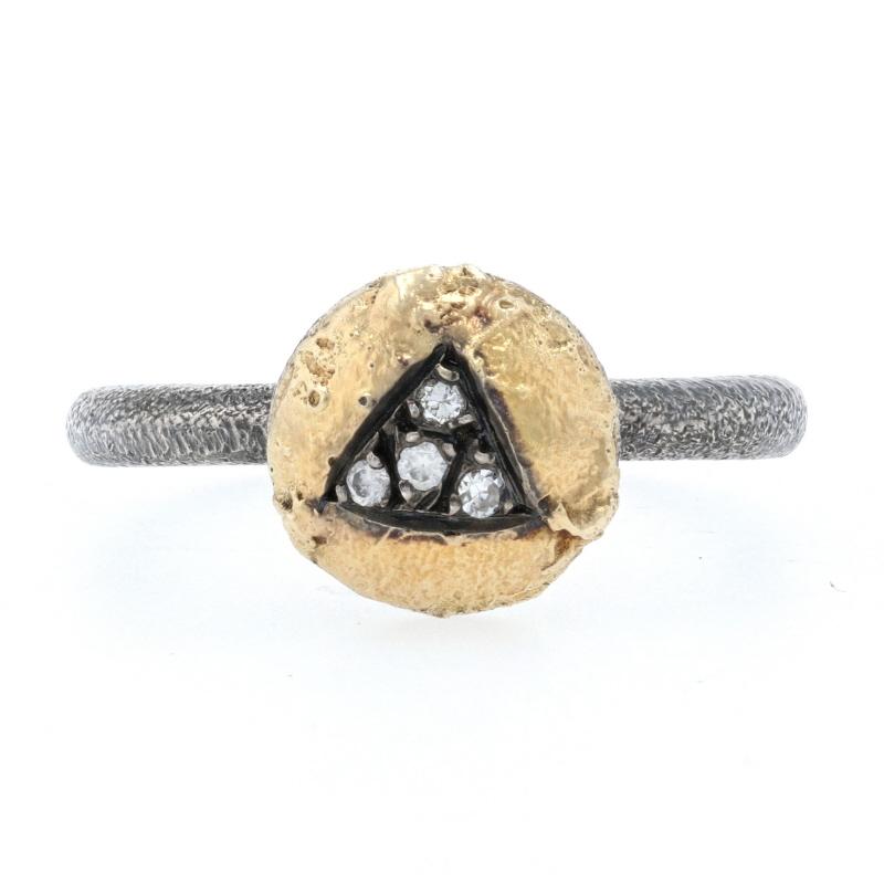 This is a handmade, one of a kind Bora piece!

This ring is a size 7 3/4. Please contact us for a quote on re-sizing this ring. Once a ring is re-sized, we guarantee the work but we are unable to offer a refund on the sizing. Please contact for