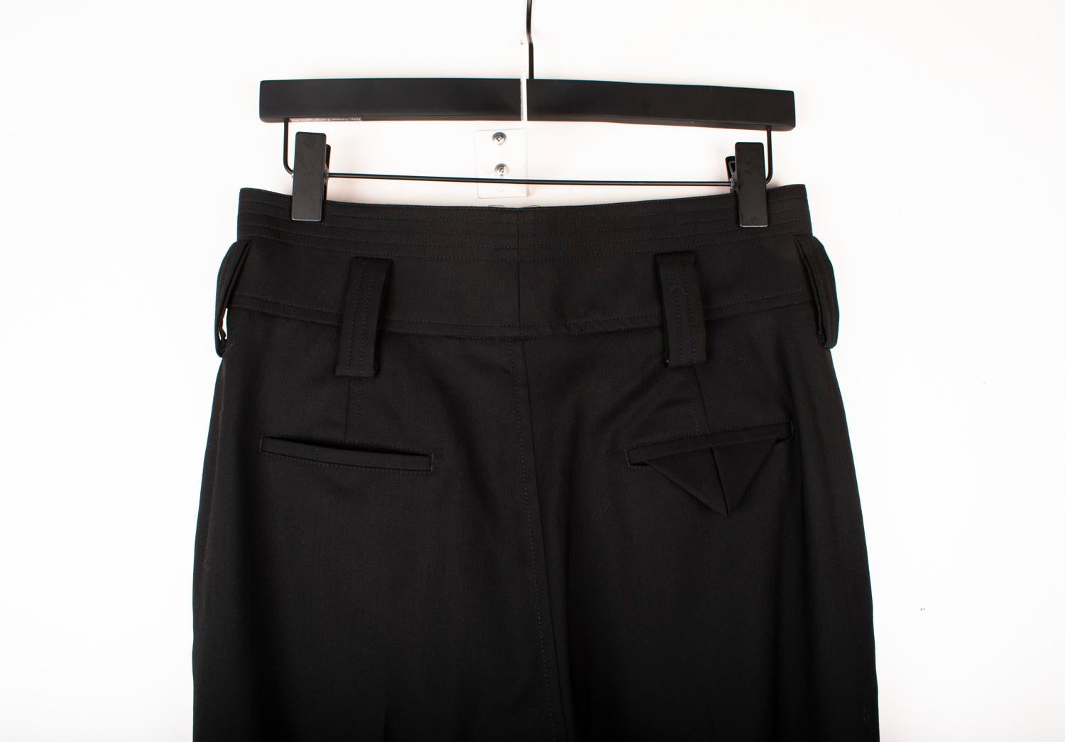 New Bottega Men Pants Veneta Relaxed Fit High Waist Size IT46-M, S1496 In New Condition For Sale In Kaunas, LT
