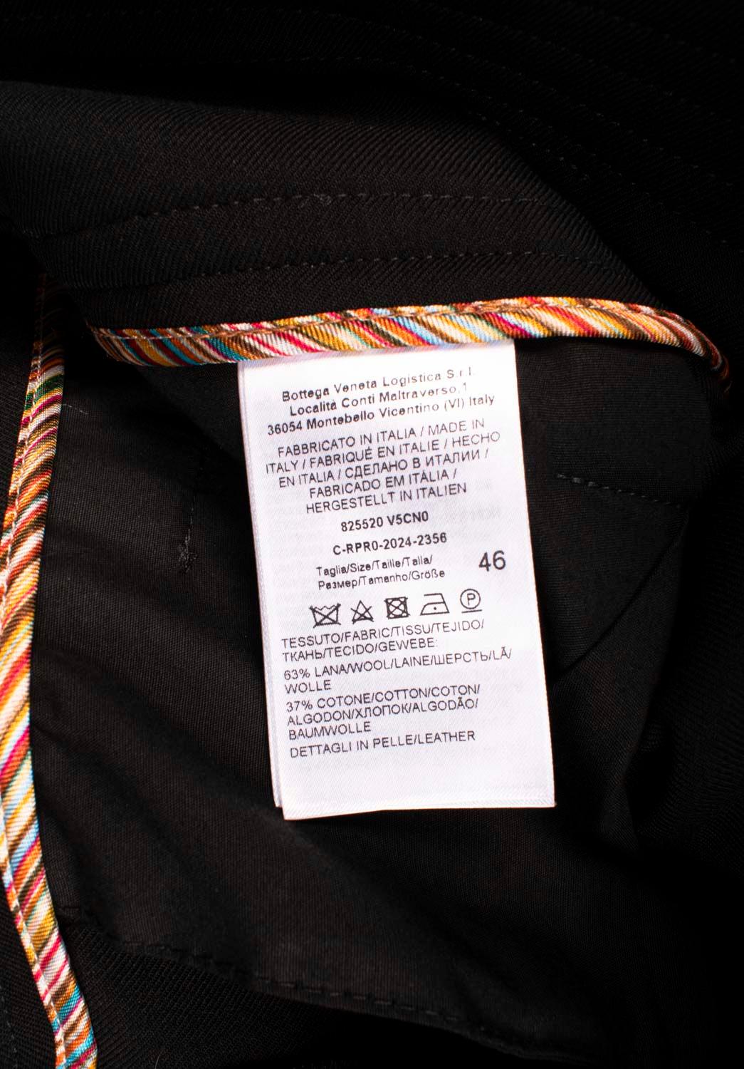 New Bottega Men Pants Veneta Relaxed Fit High Waist Size IT46-M, S1496 For Sale 2