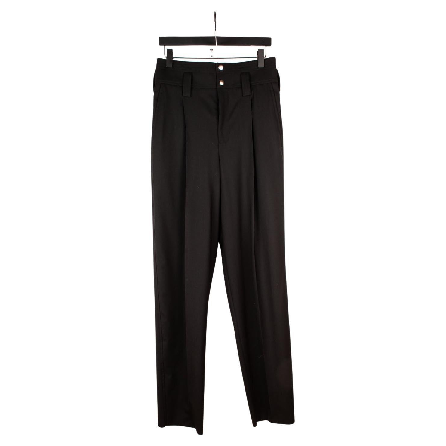 New Bottega Men Pants Veneta Relaxed Fit High Waist Size IT46-M, S1496 For Sale