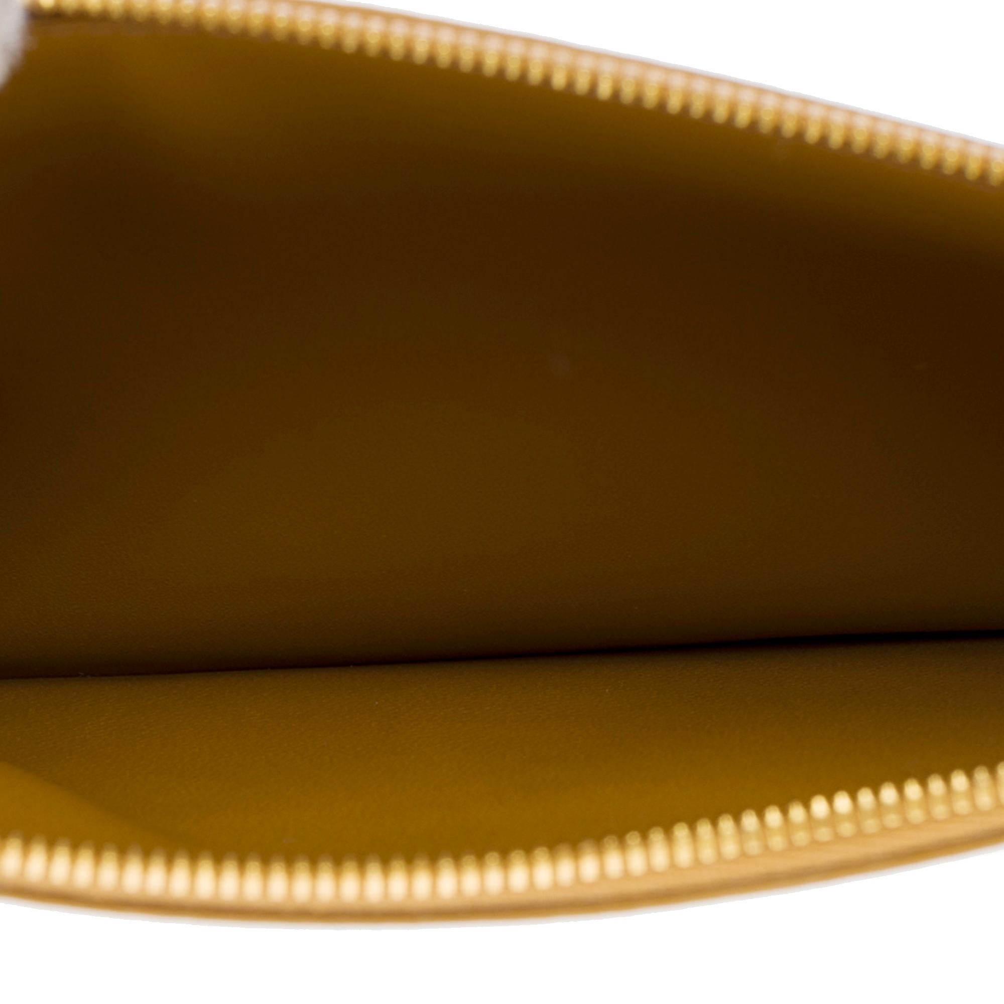 Nuovo Bottega Veneta Arco Tote bag & Pouch in pelle di agnello gialla , GHW 3