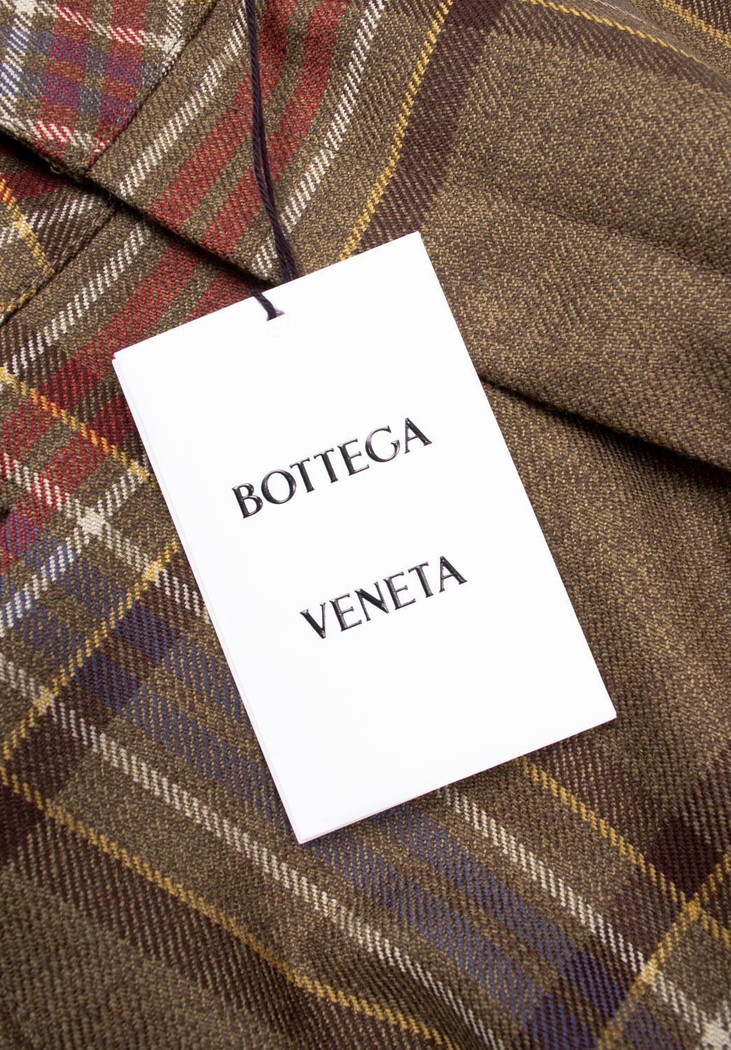 Uomo Nuovo Bottega Veneta casual a quadri, pantaloni a gamba larga da uomo Taglia ITA46/S, S1143 in vendita