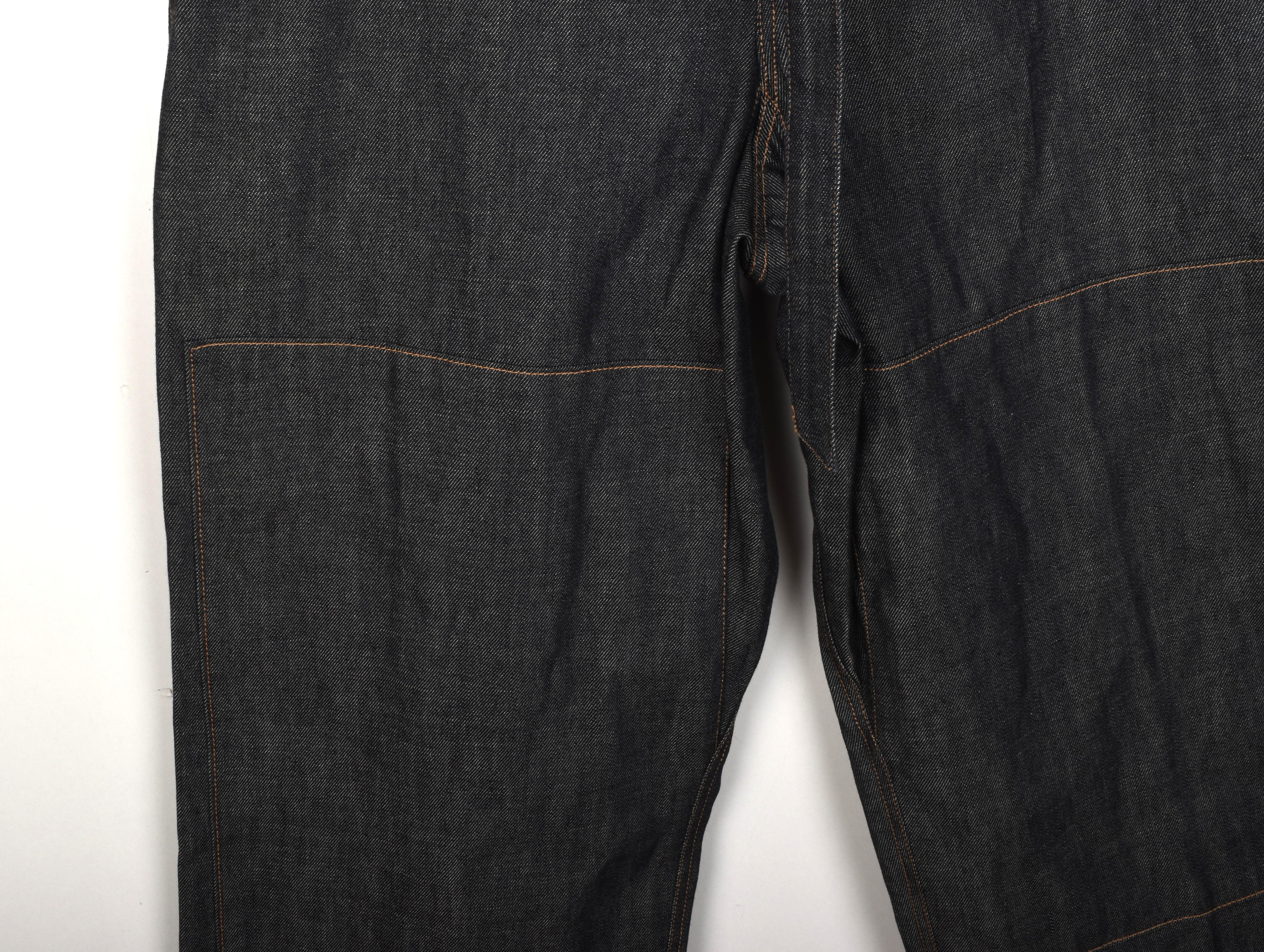 New Bottega Veneta Men Jeans Raw Wide Leg Denim Size IT46/L, S1439 For Sale 6