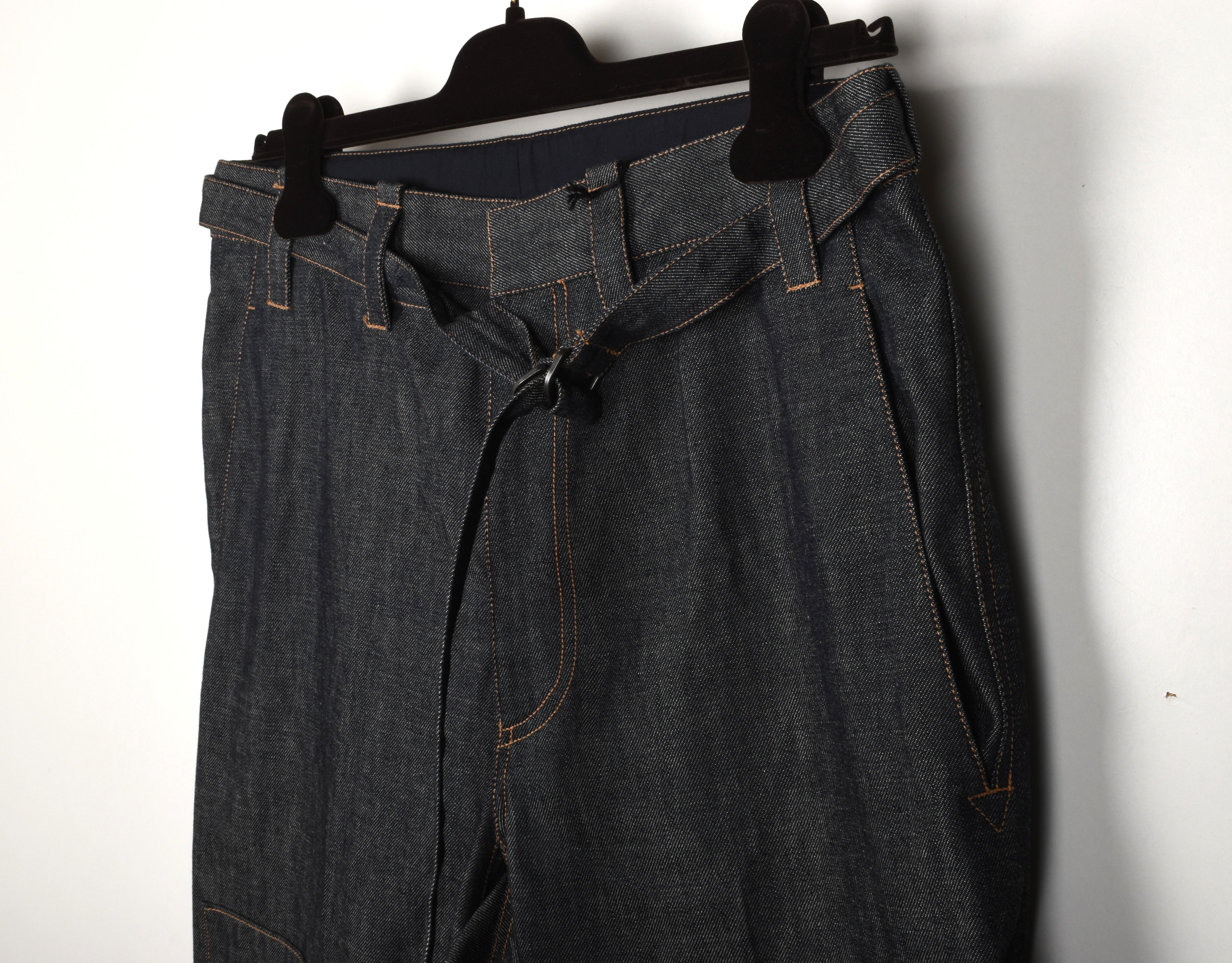 New Bottega Veneta Men Jeans Raw Wide Leg Denim Size IT46/L, S1439 For Sale 7