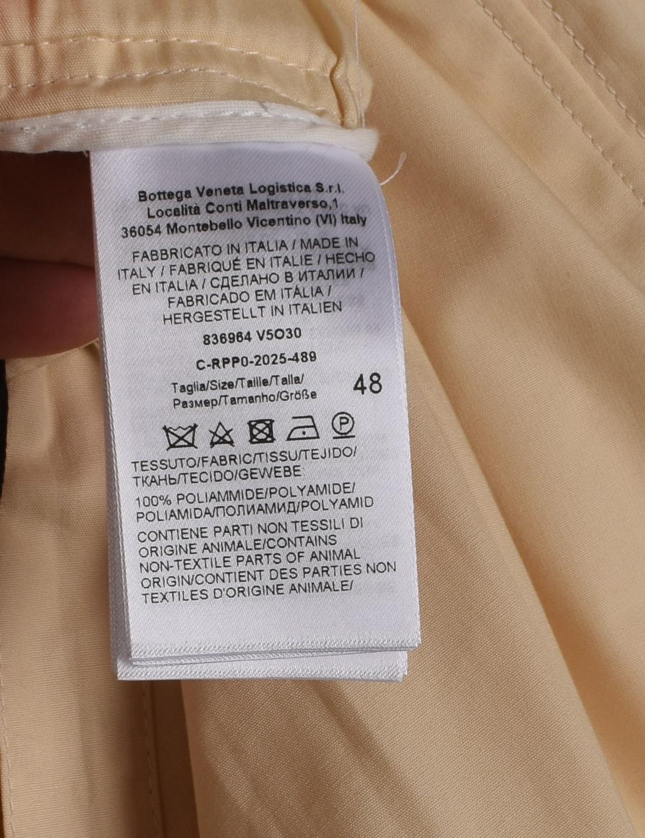 Beige New Bottega Veneta Men Long Pants Casual Adjustable Waist with Laces Size IT48-M en vente