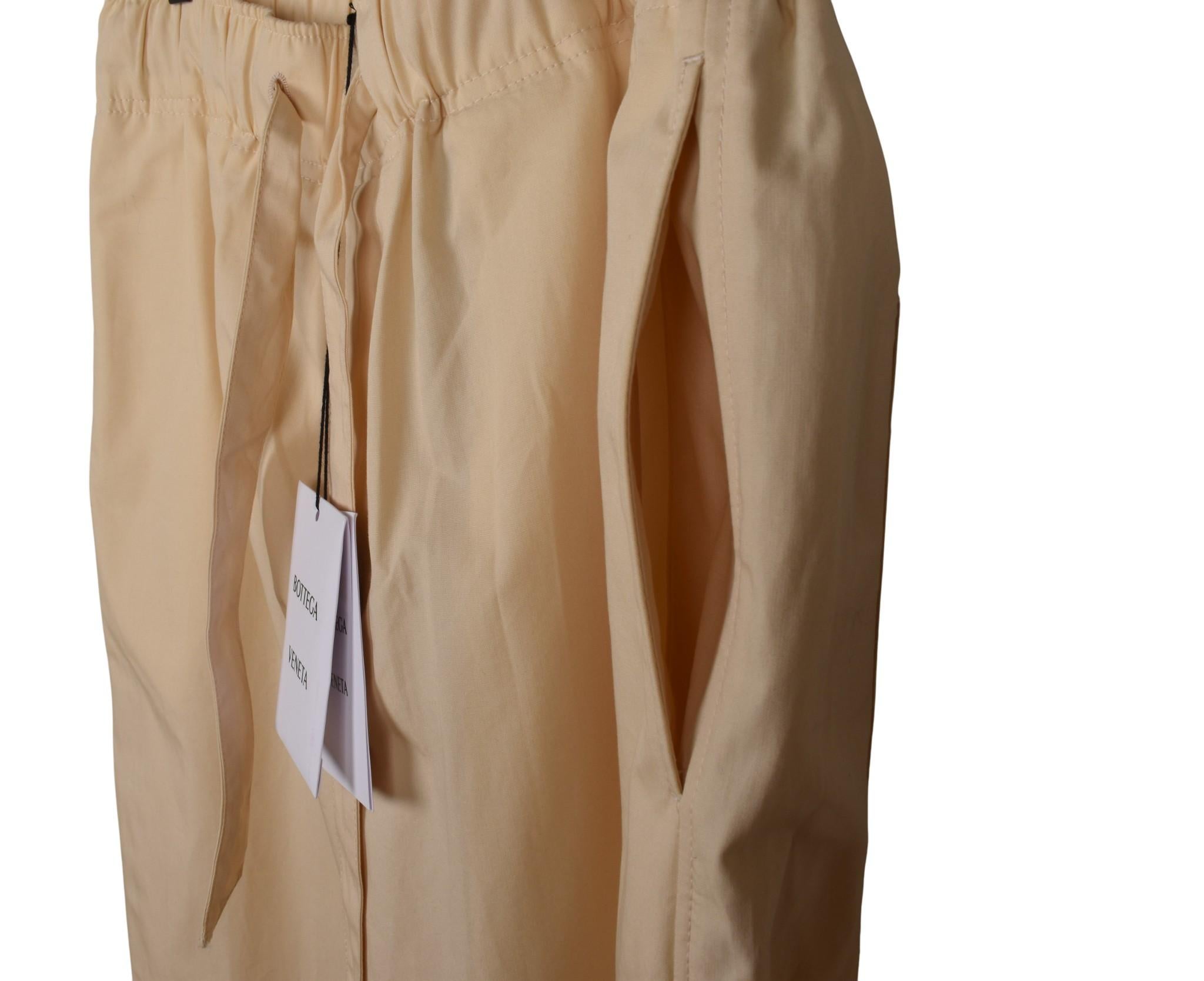 New Bottega Veneta Men Long Pants Casual Adjustable Waist with Laces Size IT48-M en vente 3