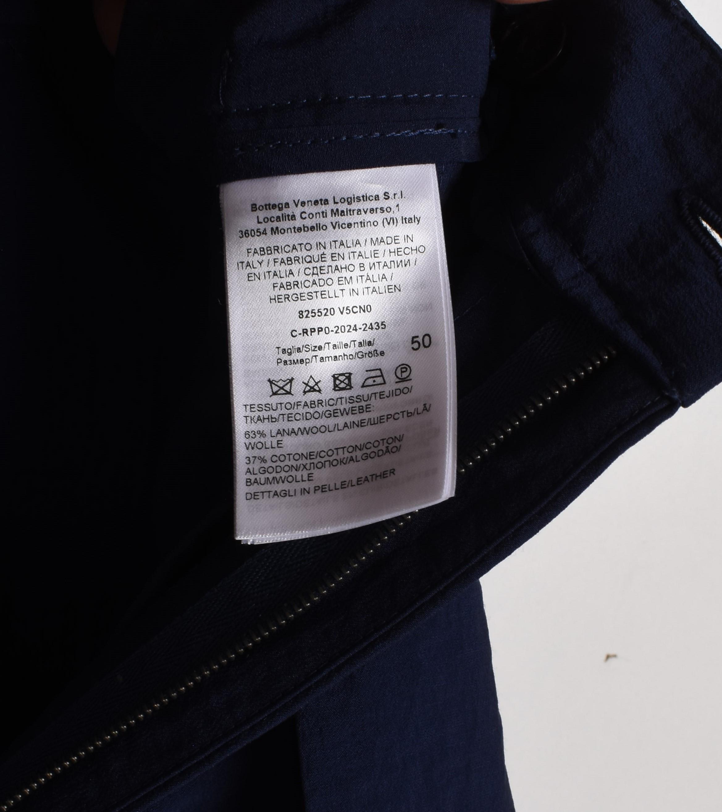 New Bottega Veneta Men Pants Casual Wrinkle Effect Size IT50-M/L en vente 1