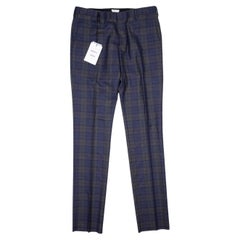 New Bottega Veneta Men Pants Check Trousers Size ITA46/M, S1194