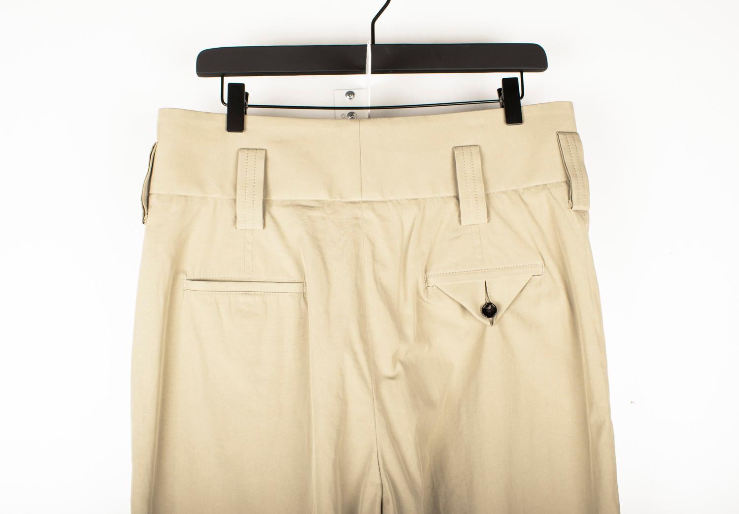 New Bottega Veneta Men Pants Relaxed Fit High Waist Size IT48/M-L, S1494 In New Condition For Sale In Kaunas, LT