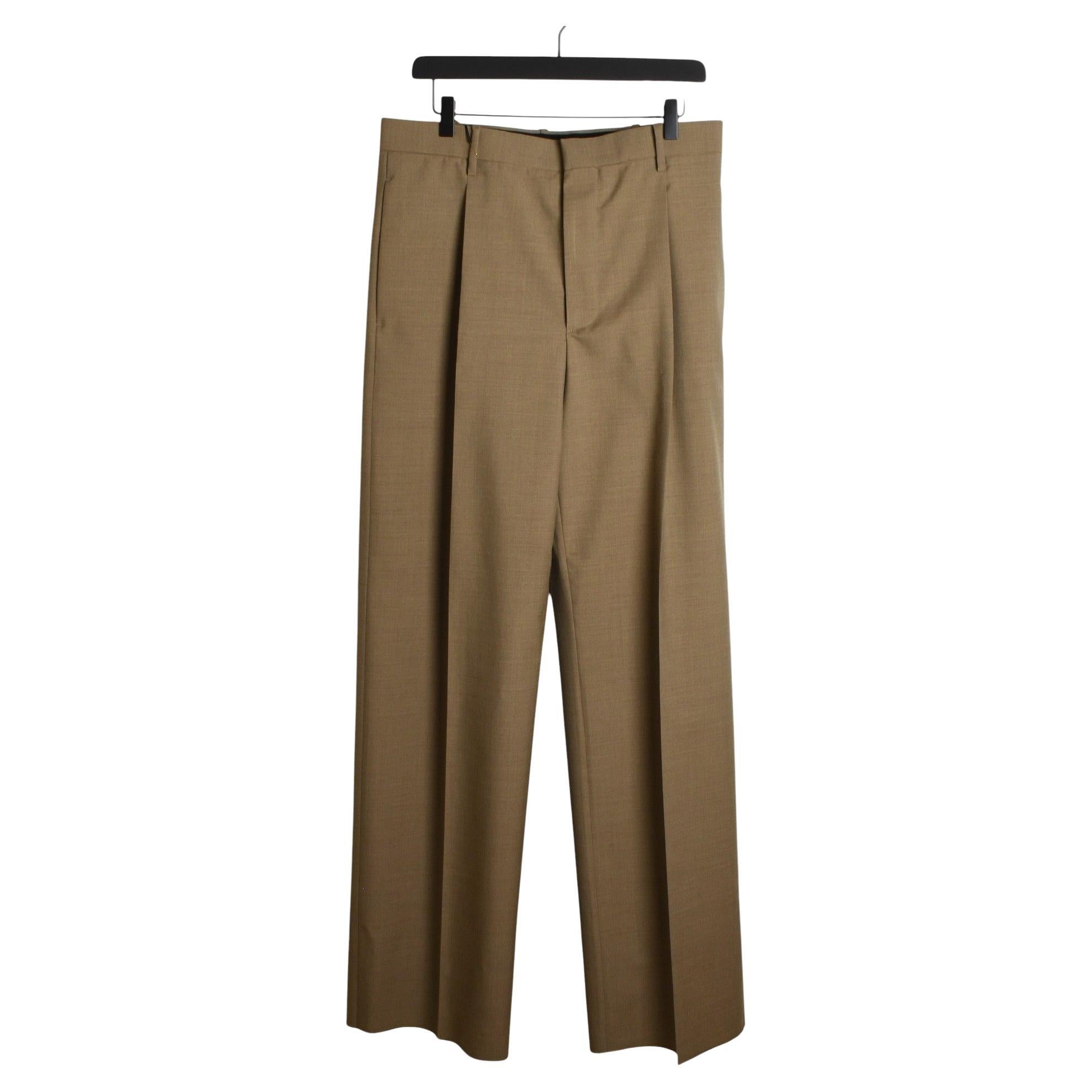 Nuevo Pantalón Bottega Veneta Hombre Pernera Ancha, Altura 44 cm Talla IT48/Grande, S1444 en venta