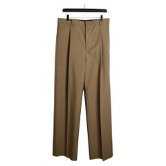 Nuevo Pantalón Bottega Veneta Hombre Pernera Ancha, Altura 44 cm Talla IT48/Grande, S1444