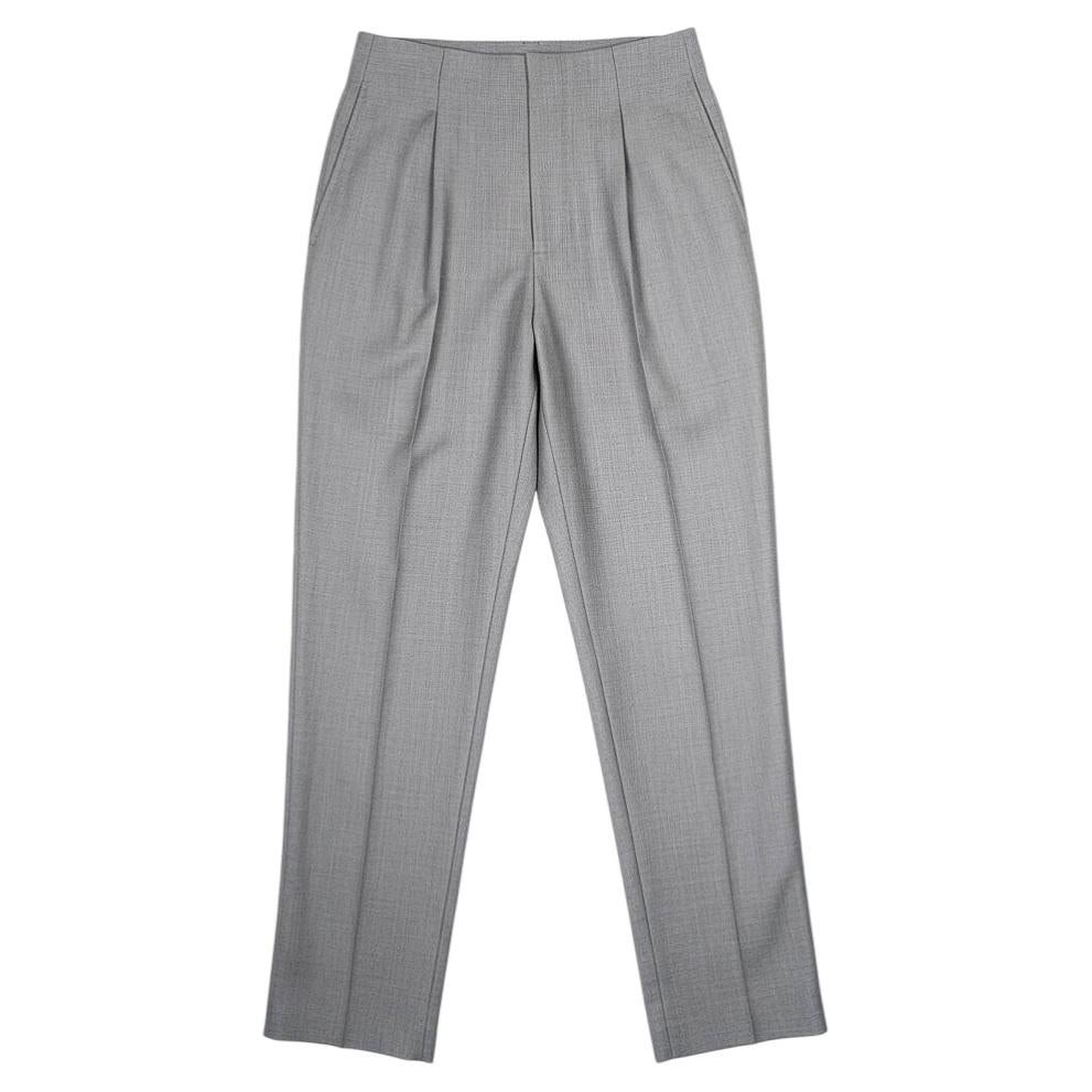 Pantalon pour homme Bottega Veneta, coupe ample, en laine et coton, taille IT48 - M/L