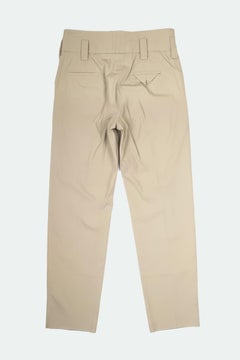 New Bottega Veneta Men's Sand Trousers Wool Cotton Blend Relaxed Fit IT48