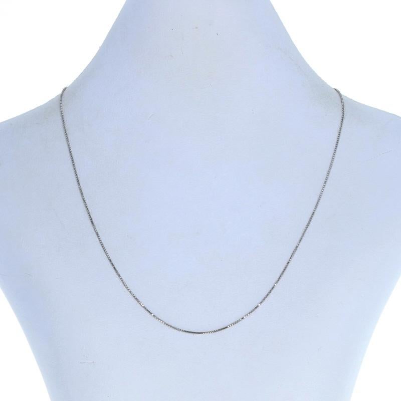 da uomo o donna NEW Box Chain Necklace 16