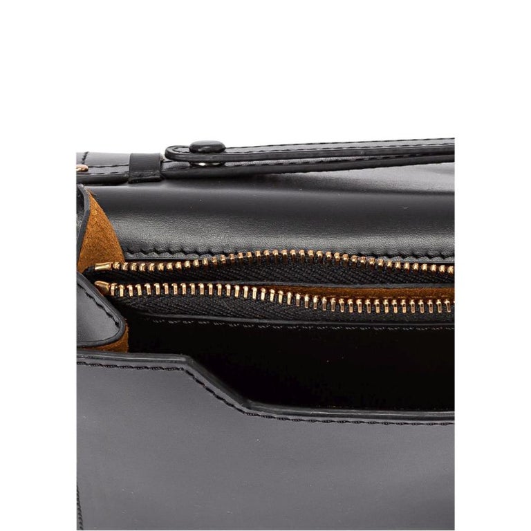 New Boyy Black Buckle Travel Case Leather Crossbody Bag For Sale at 1stDibs