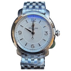 NUOVO Orologio Breitling Lady Premier A77330 Quadrante MOP Quarzo Scatola/Carte #24706