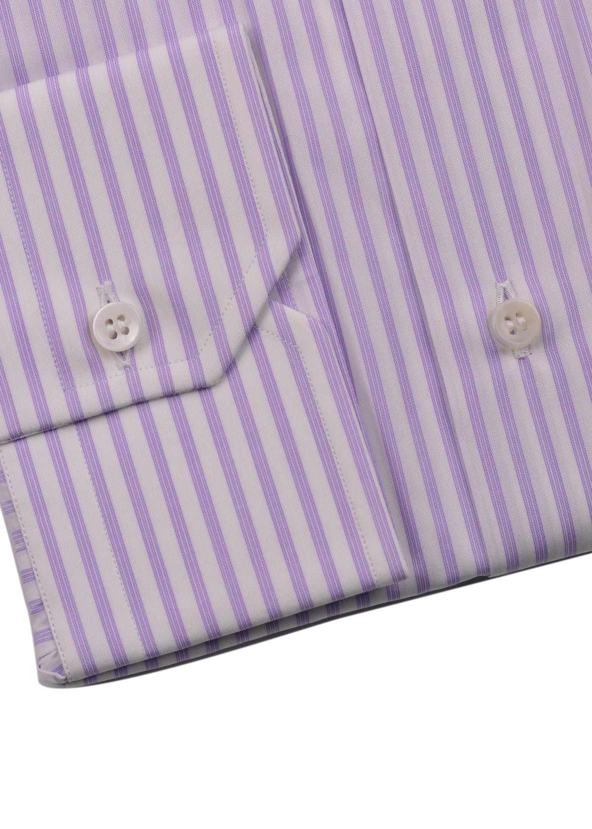 NEW Brioni Pink Striped Dress Shirt REG FIT 100% Cotton EU39//US15.5  Herren im Angebot