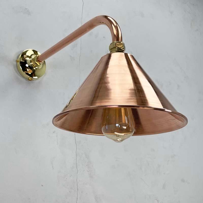 conical wall sconce