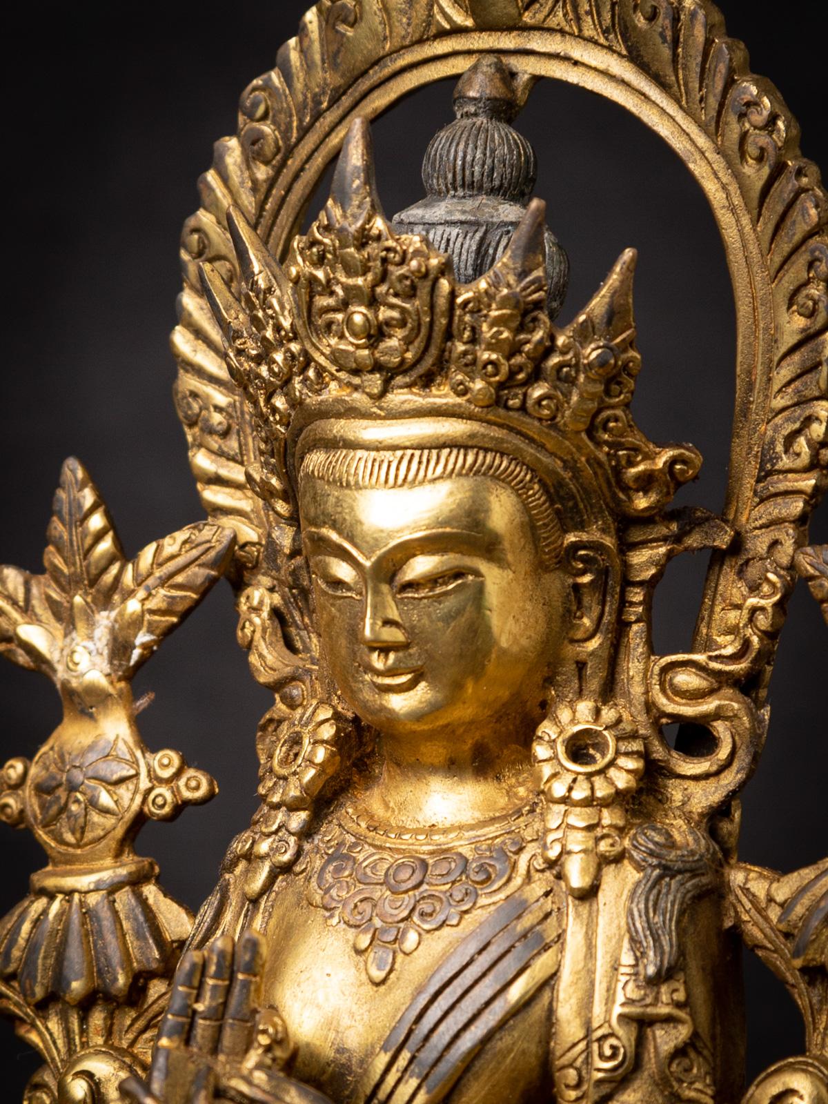 New Bronze Nepali Maitreya Buddha Statue - Originalbuddhas 4