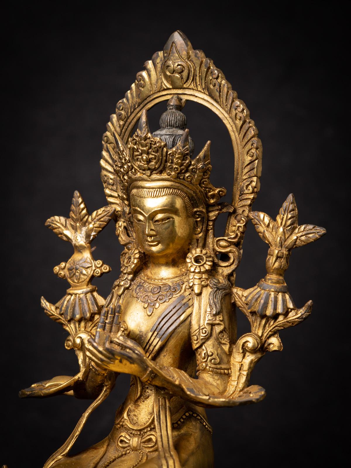 New Bronze Nepali Maitreya Buddha Statue - Originalbuddhas 7