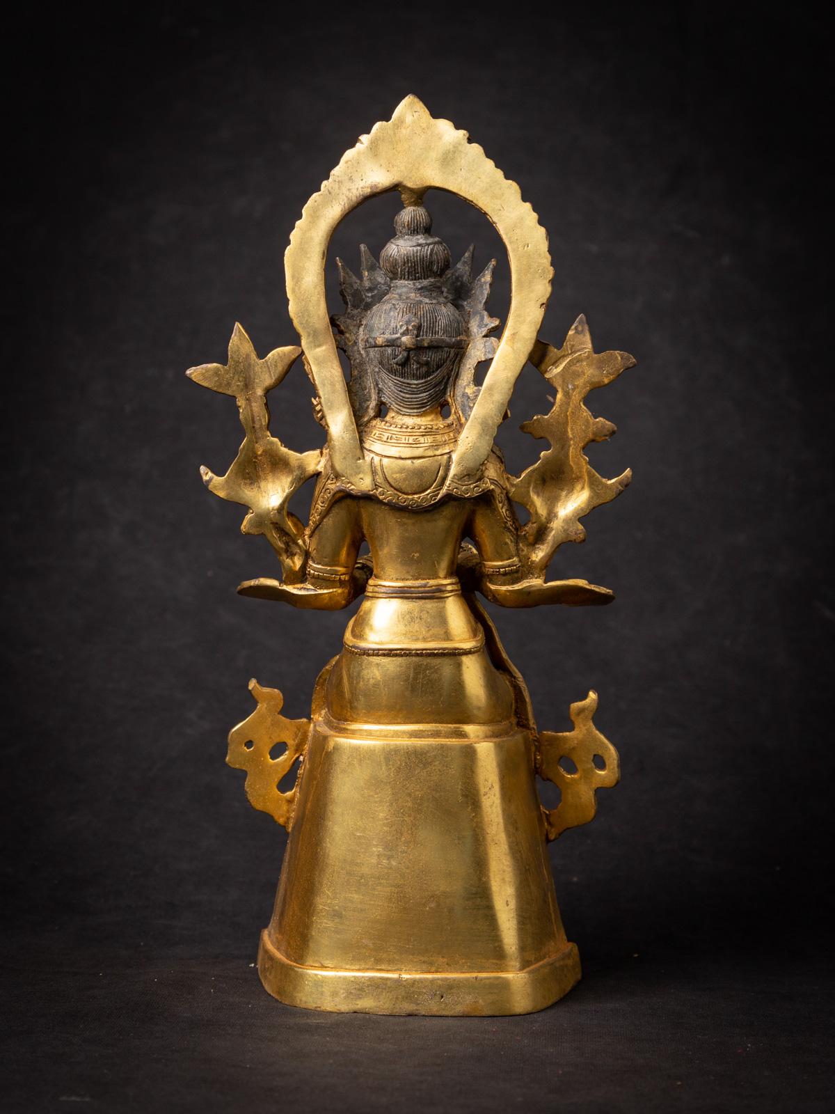 New Bronze Nepali Maitreya Buddha Statue - Originalbuddhas 13