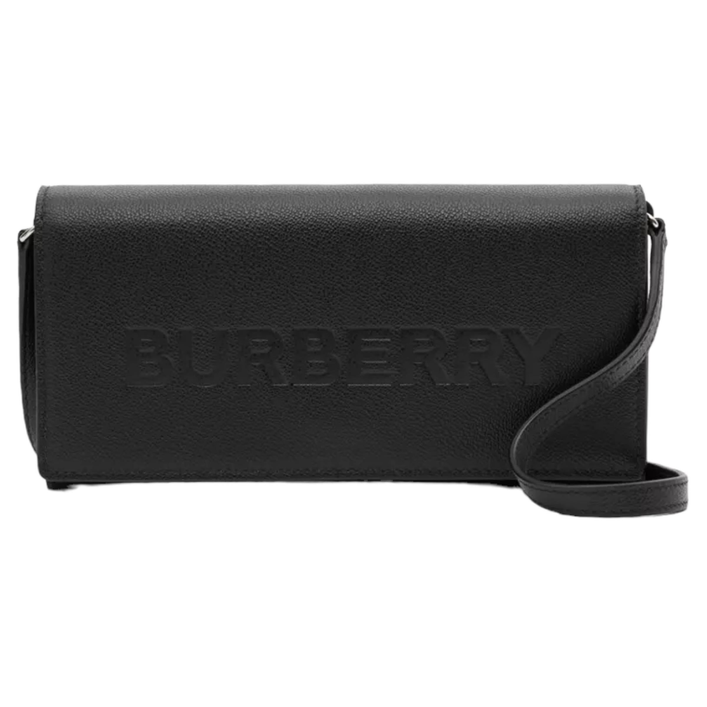 Burberry black cheap clutch bag