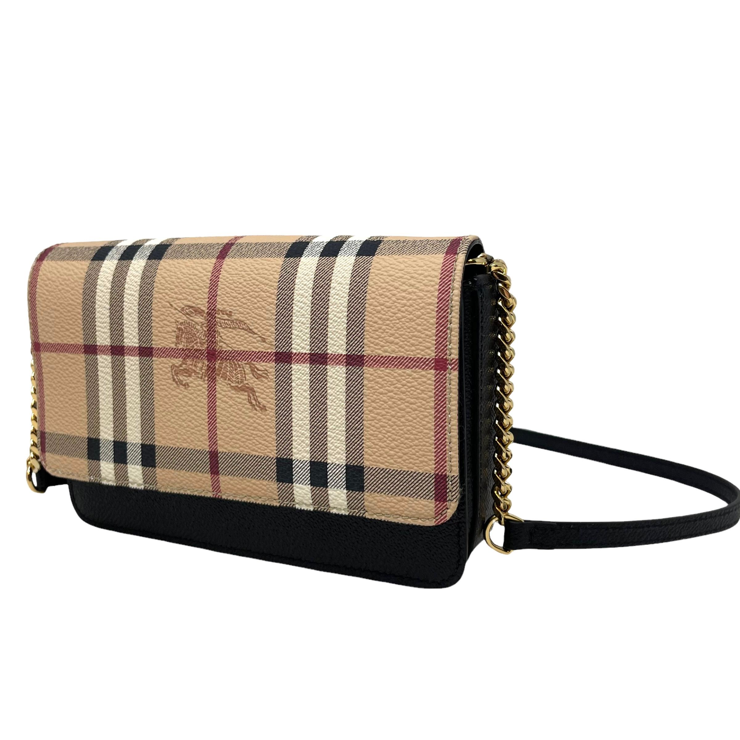 burberry haymarket check crossbody bag