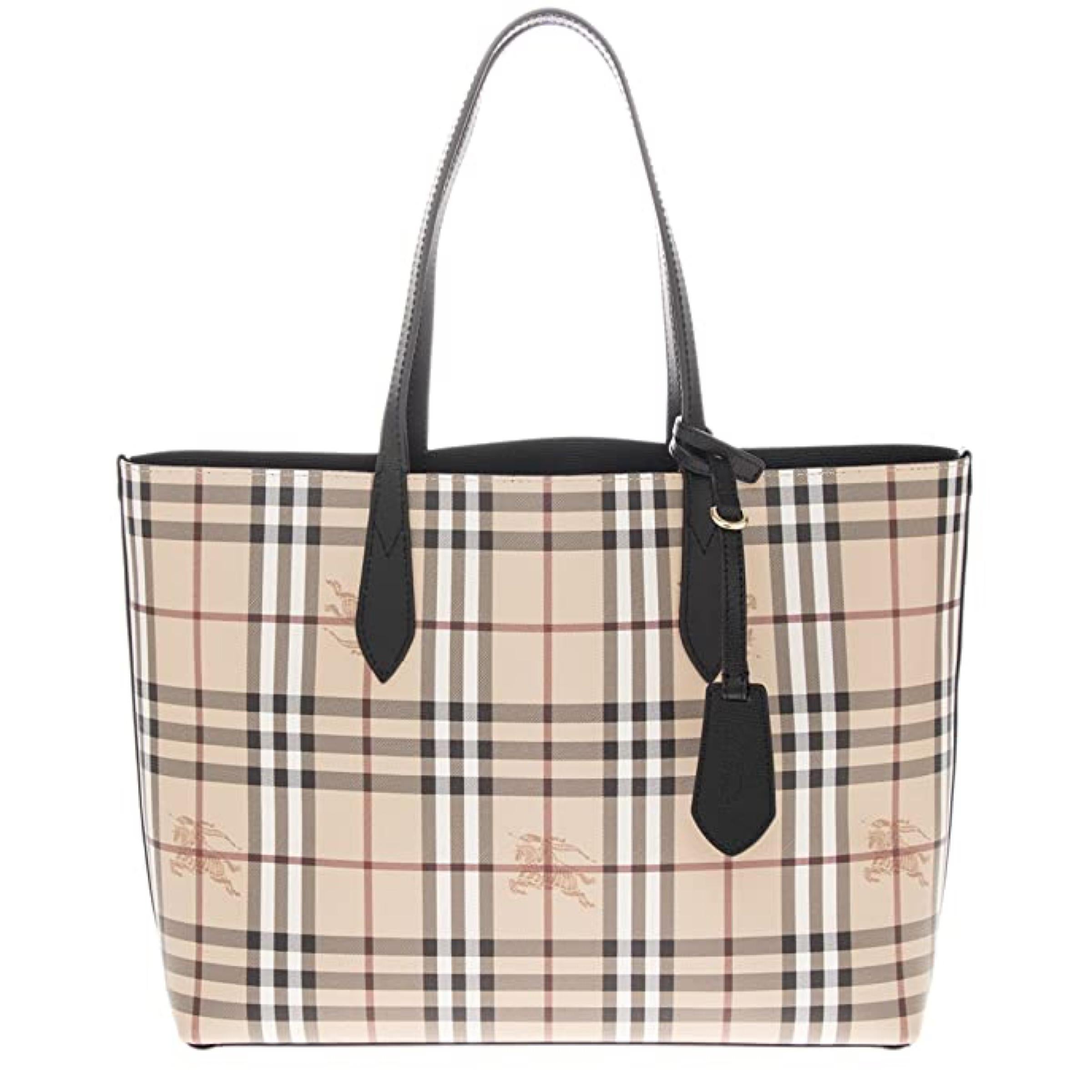 New Burberry Black Haymarket Check Reversible Leather Tote Shoulder Bag

Authenticity Guaranteed

DETAILS
Brand: Burberry
Condition: Brand new
Gender: Women
Category: Tote bag
Color: Black
Material: Leather
Haymarket check pattern
Reversible