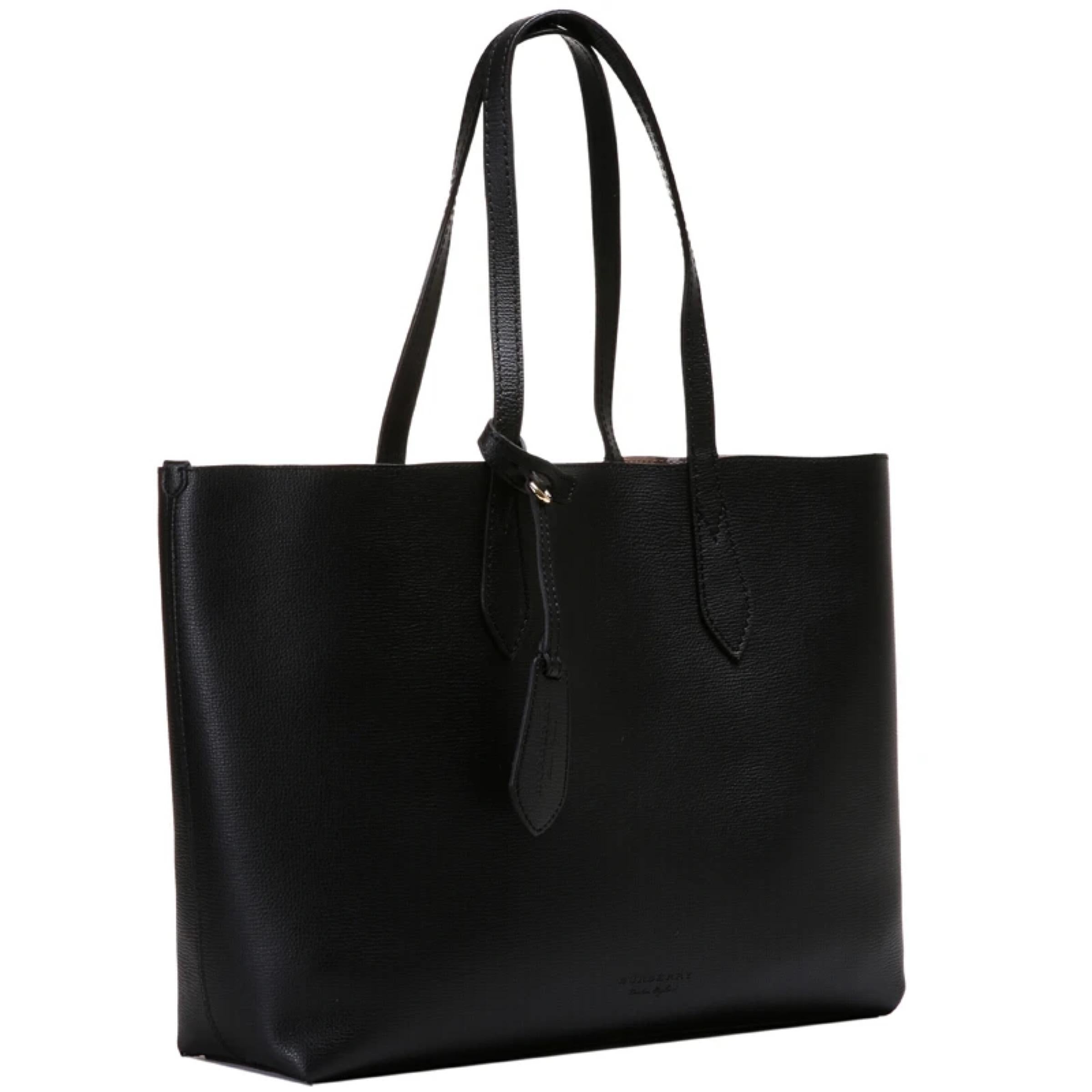 burberry reversible tote black