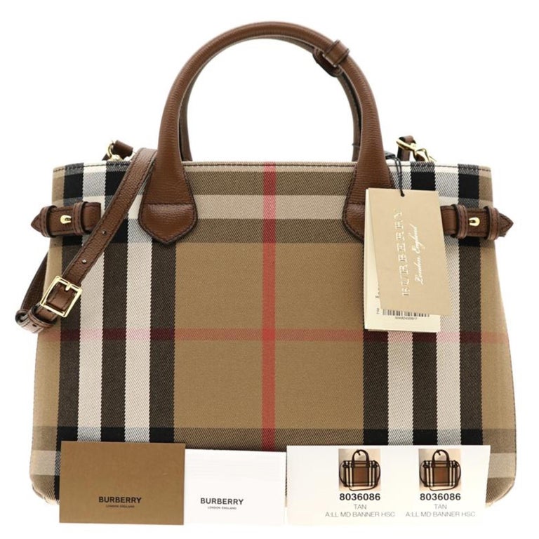 Burberry Vintage Check Banner Bag - Farfetch